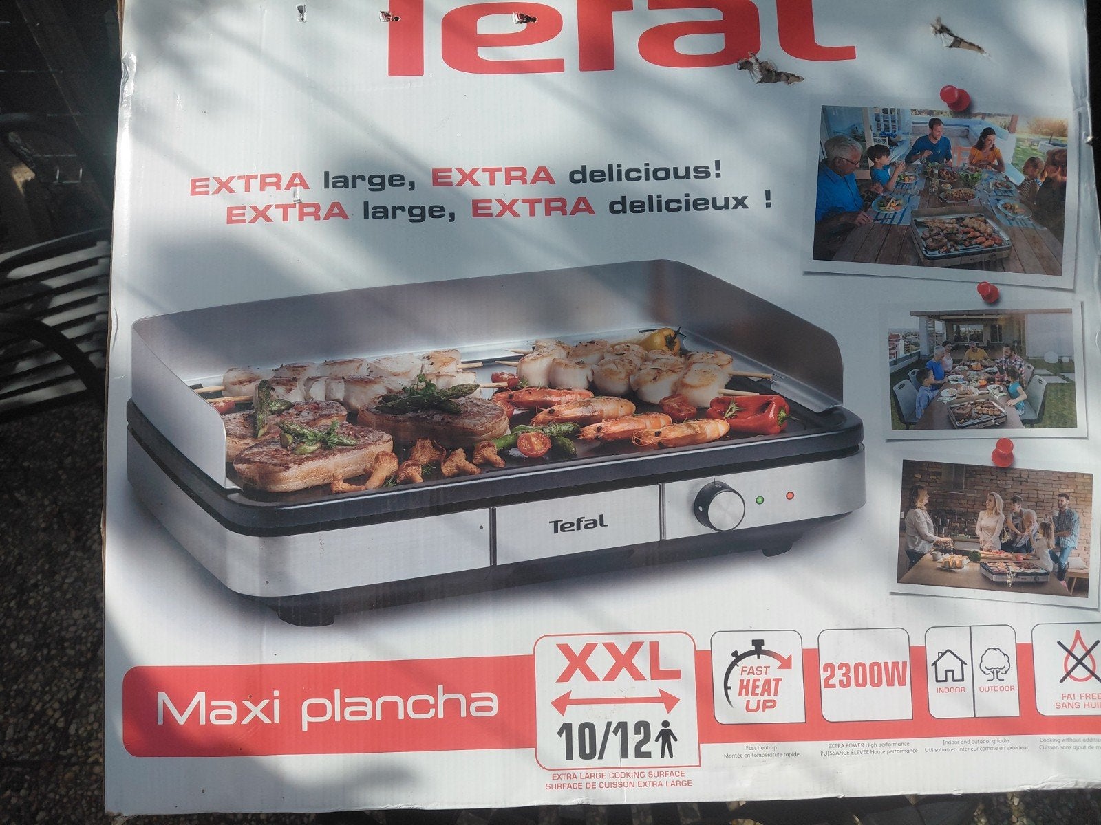 Tefal Maxi Plancha XXL - Elektrische Grillplaat, Ophalen, Zo goed als nieuw, Tefal