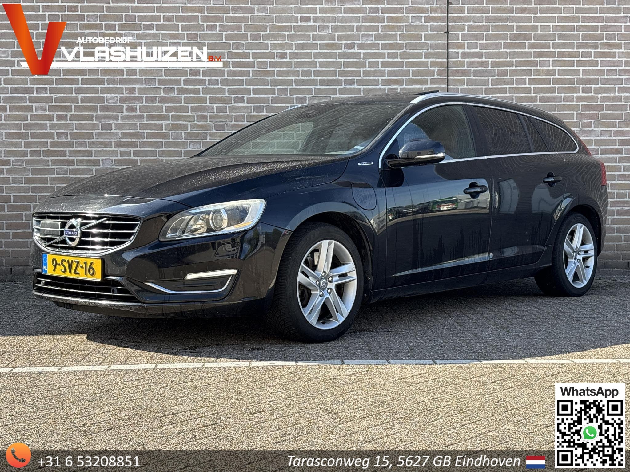 Volvo V60 2.4 D6 AWD Plug-In Hybrid Summum | Camera | Climat, Auto's, Automaat, Zwart, Vierwielaandrijving, 212 €/maand