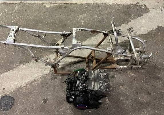 Yamaha banshee 350 Frame  met blok 420cc, Ophalen