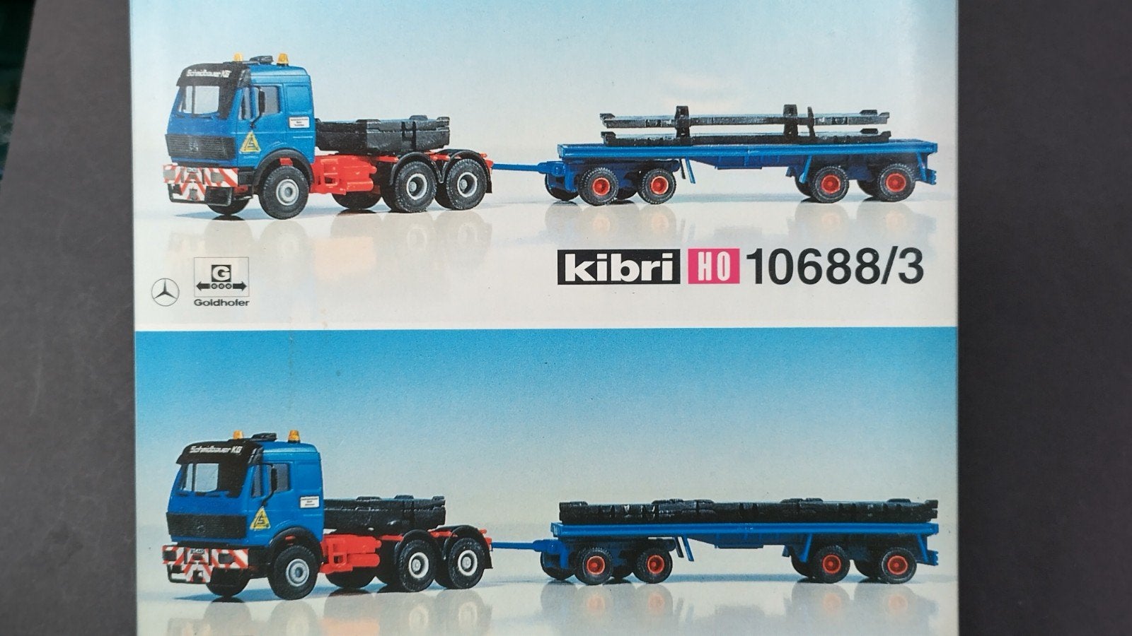 Mercedes Benz SK Zwaar transport set 1;87 H0 Kibri Pol, Overige merken, 1:50 of kleiner, Verzenden, M
