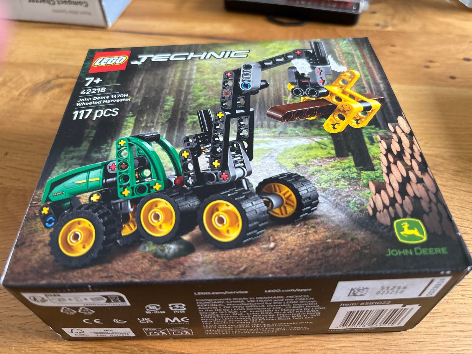 LEGO Technic John Deere 1470H Wheeled Harvester (42218), Ophalen, Nieuw
