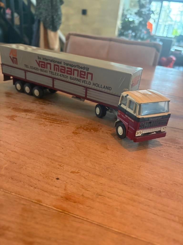 Lion Car Reclamewagen Van Maanen Transport nr. 70, Ophalen of Verzenden, Zo goed als nieuw, Bus of Vrachtwagen, Lion Toys