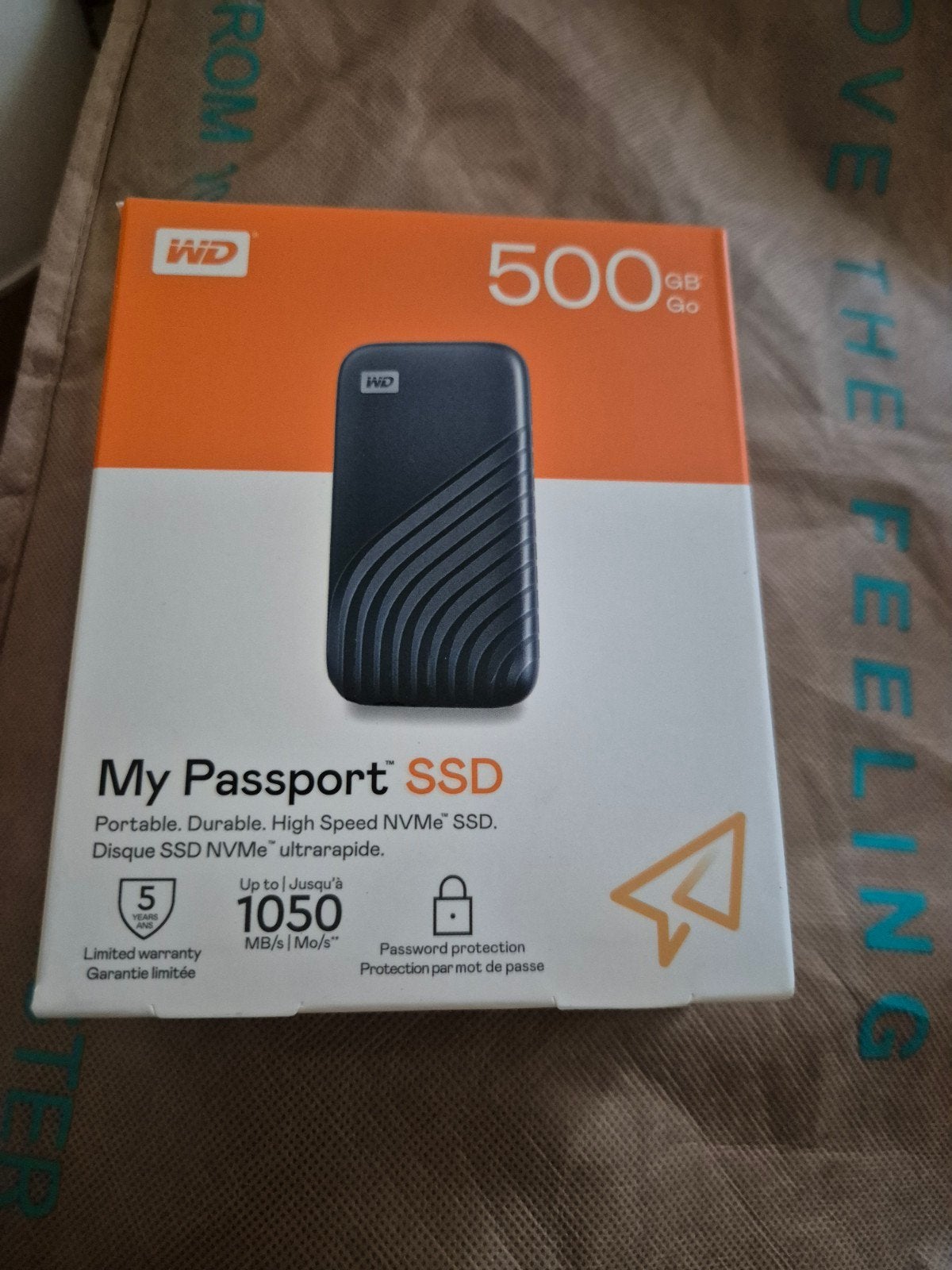 WD My Passport SSD 500GB Externe SSD - Nieuw, Computers en Software, Server, SSD, Nieuw, Ophalen of Verzenden