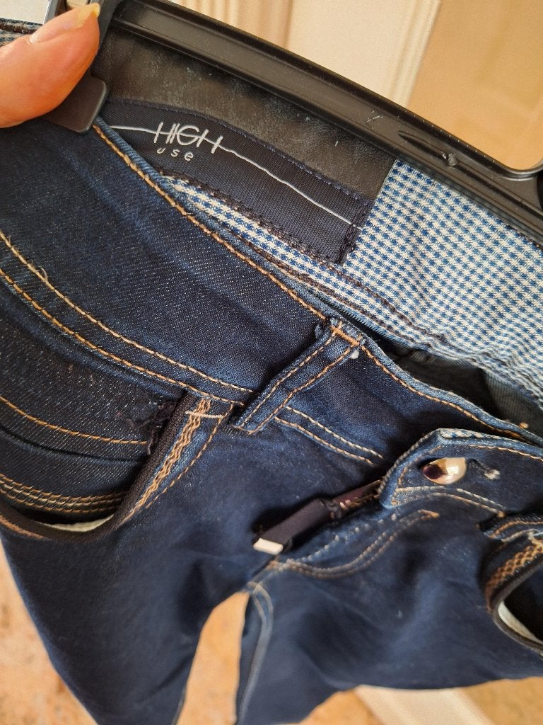 High Use bijna nieuwe jeans 36 S W 28 29, Zo goed als nieuw, W28 - W29 (confectie 36), Verzenden, High Use