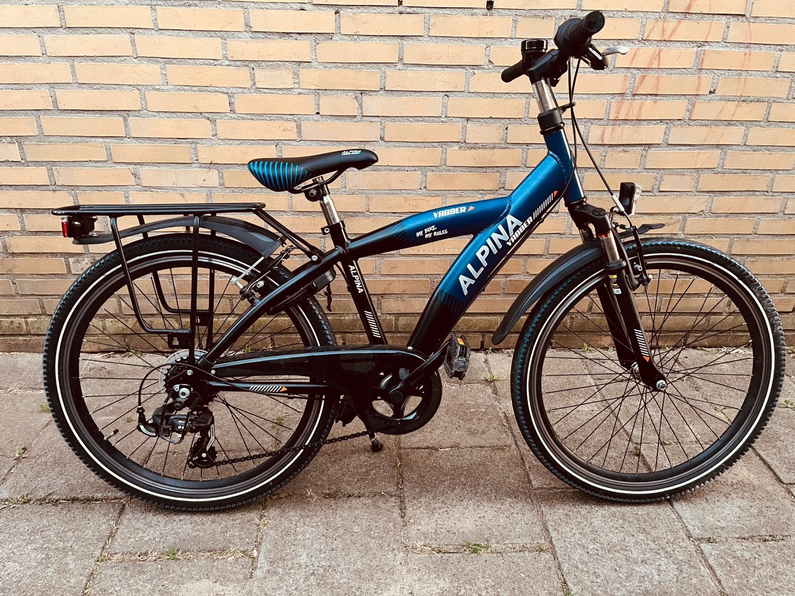 Alpina Yabber jongensfiets 24 inch ZGAN (2 stuks), Ophalen, Zo goed als nieuw, 24 inch, Versnellingen