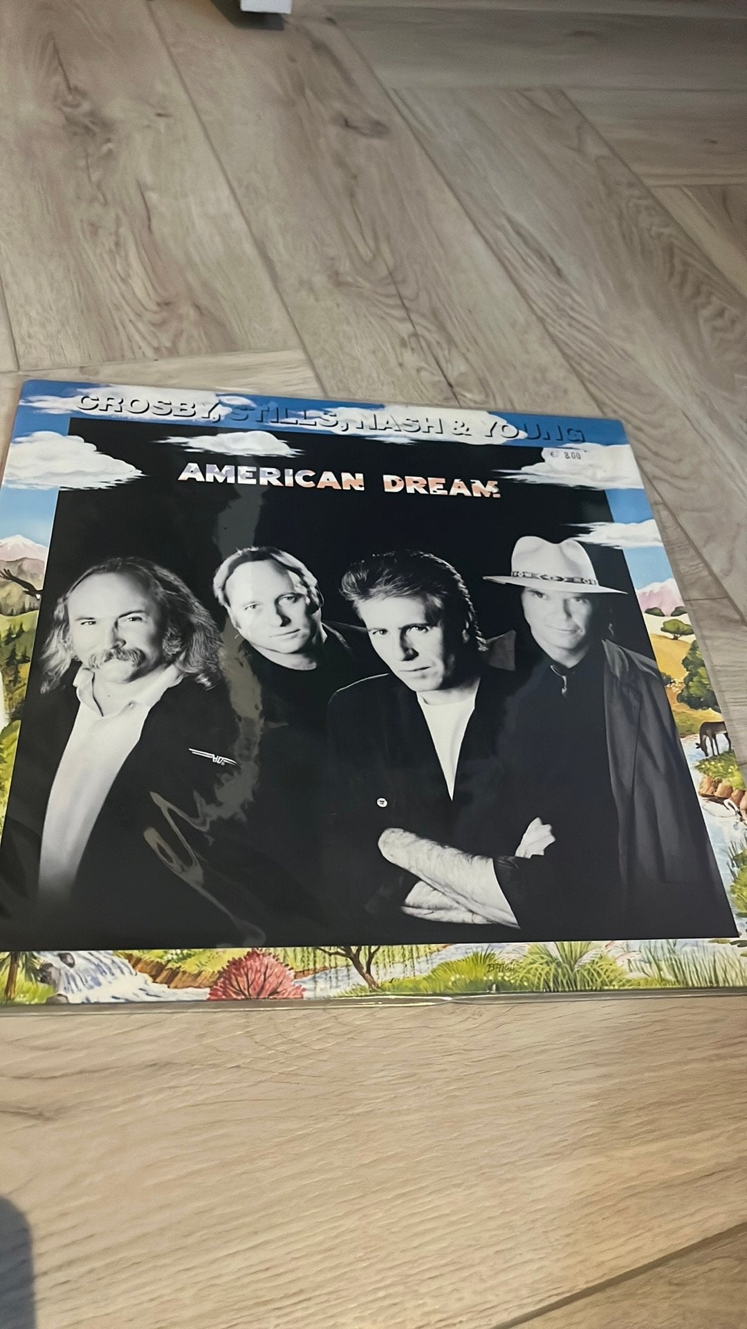 Crosby, Stills, Nash & Young - American Dream LP, Ophalen of Verzenden, 1980 - 1989, Gebruikt, 12 inch