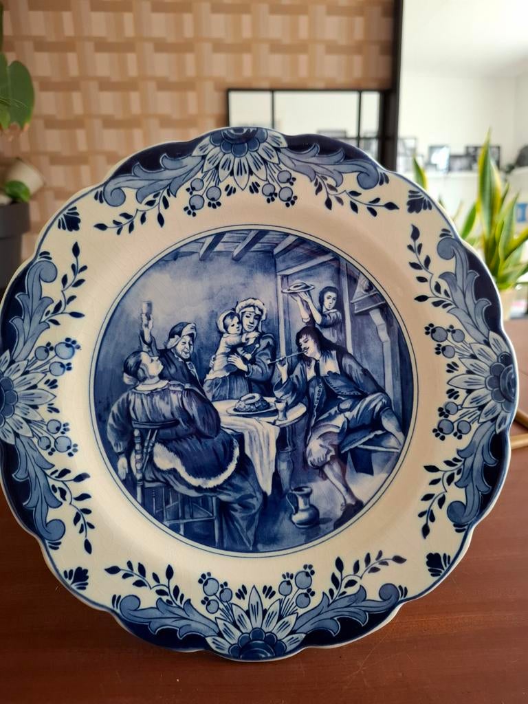 Delfts Blauw Regina Wandbord - Holland, Ophalen of Verzenden