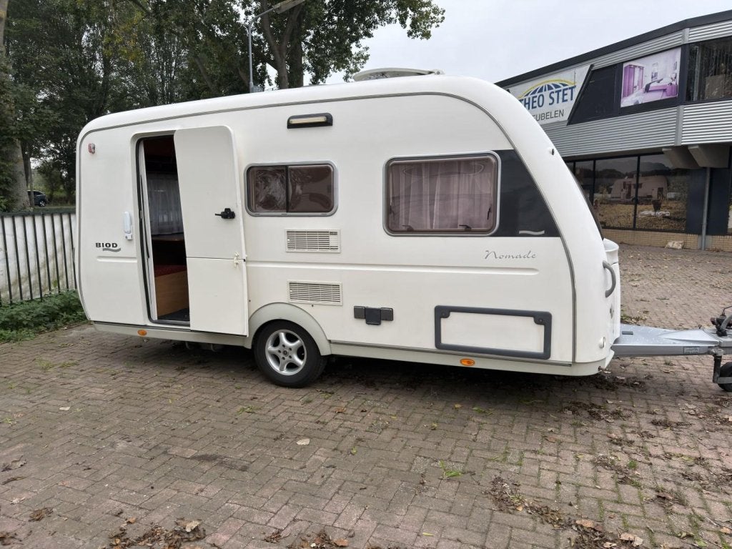 Biod Nomade, Nieuwstaat met levelingssysteem, Bedrijf, Treinzit, Fietsenrek, Biod