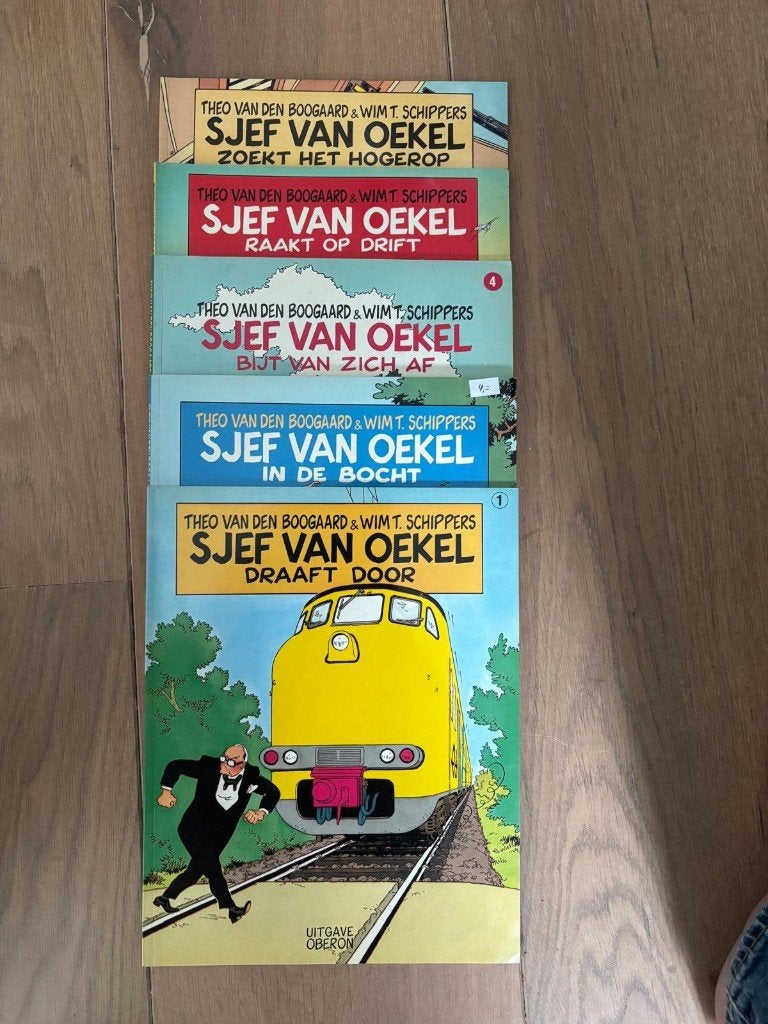 Sjef van Oekel stripboeken - Complete serie, Boeken, Stripboeken, Gelezen, Complete serie of reeks, Theo van den Boogaard & Wim T. Schippers