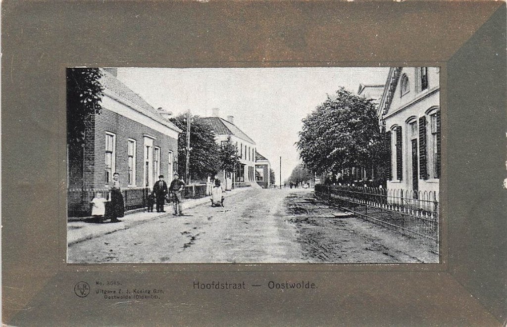 702-102-033 Hoofdstraat Oostwold, Verzenden, Voor 1920, Groningen