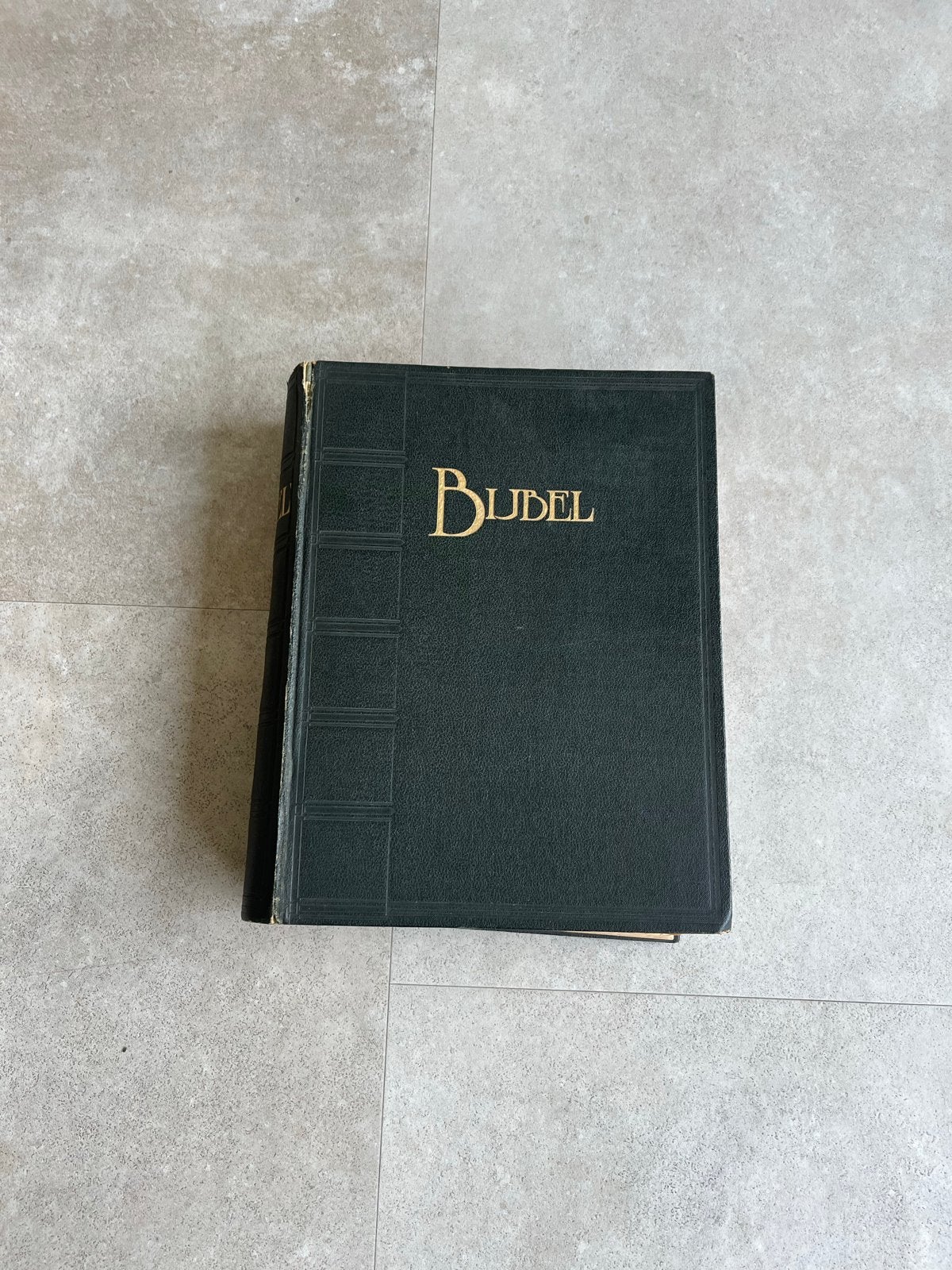 Antieke Bijbel statenbijbel - Zwart met Gouden Letters, Antiek en Kunst, Ophalen of Verzenden