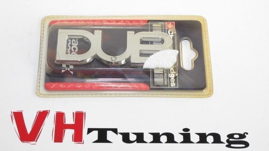 racesport LOG1638 3D sticker chroom DUB, Auto diversen, Ophalen of Verzenden