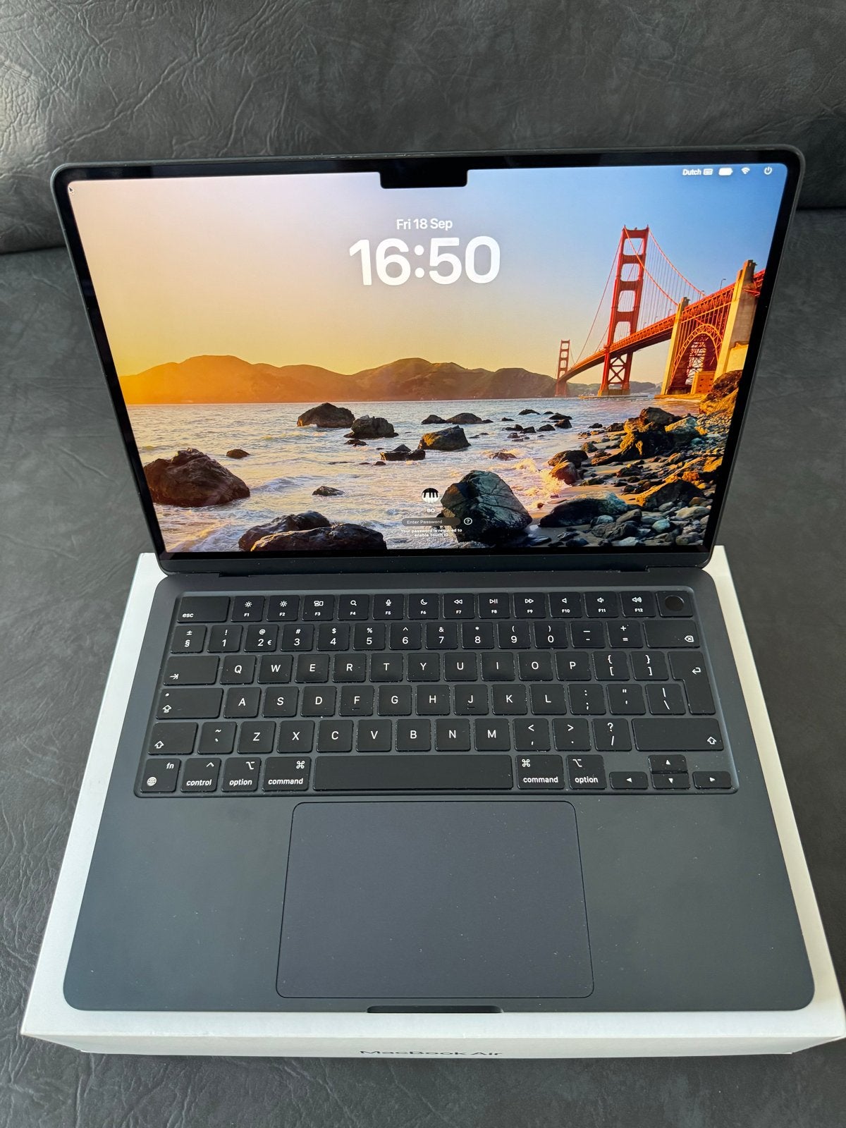 MacBook Air 13-inch M3 (2024) 8GB/512GB Midnight, Qwerty, 8 GB, 13 inch, 512 GB