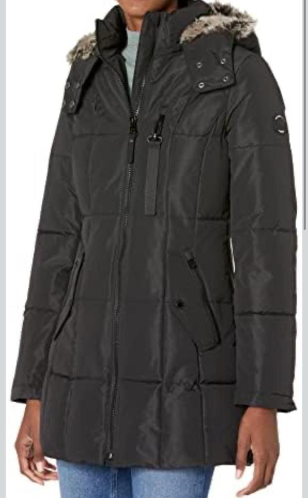 Dames winter jas Nautica Puffer met capuchon maat XL, Ophalen of Verzenden, Zo goed als nieuw, Maat 46/48 (XL) of groter, Zwart