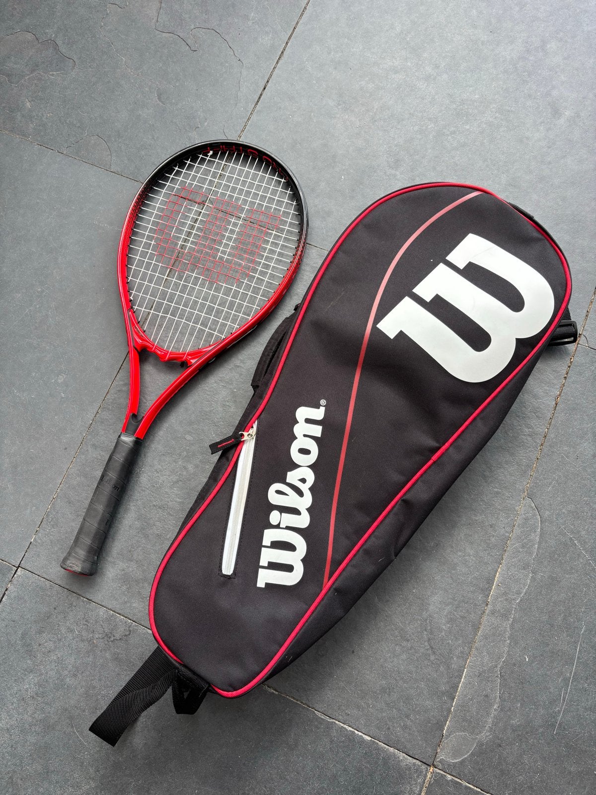 Wilson tennisracket met tas, Ophalen, Zo goed als nieuw, Racket, Wilson