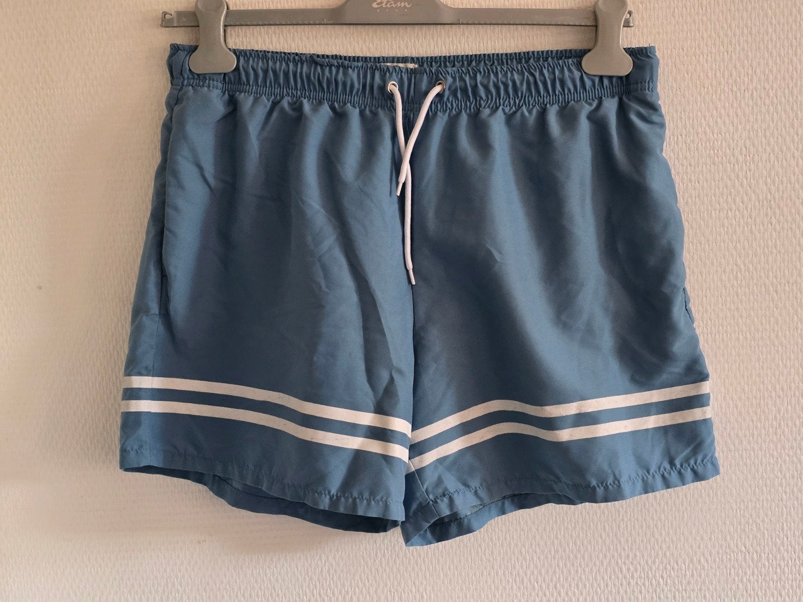 Pier One Zwemshort - Lichtblauw met witte strepen Maat L, Kleding | Heren, Badmode en Zwemkleding, Maat 52/54 (L), Blauw, Pier One