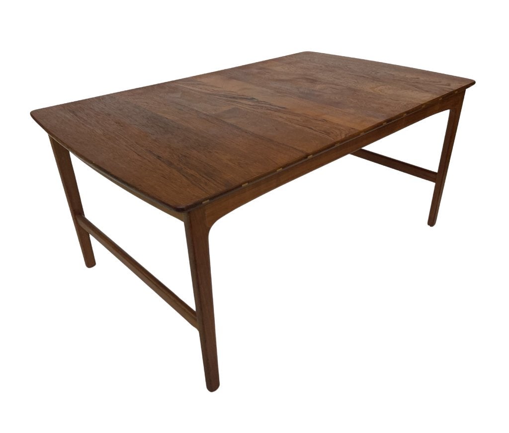 Vintage Scandinavische Salontafel Yngvar Sandström 60's, Huis en Inrichting, 100 tot 150 cm, Teakhout, 50 tot 100 cm, Vintage design