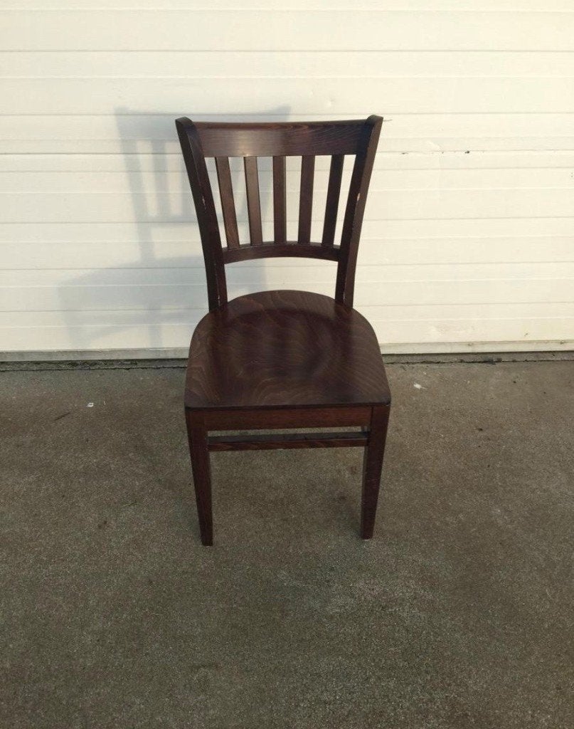 4 stuks houten horeca stoel zeer nette staat! thonet bistro, Ophalen, Bruin, Zo goed als nieuw, Vier