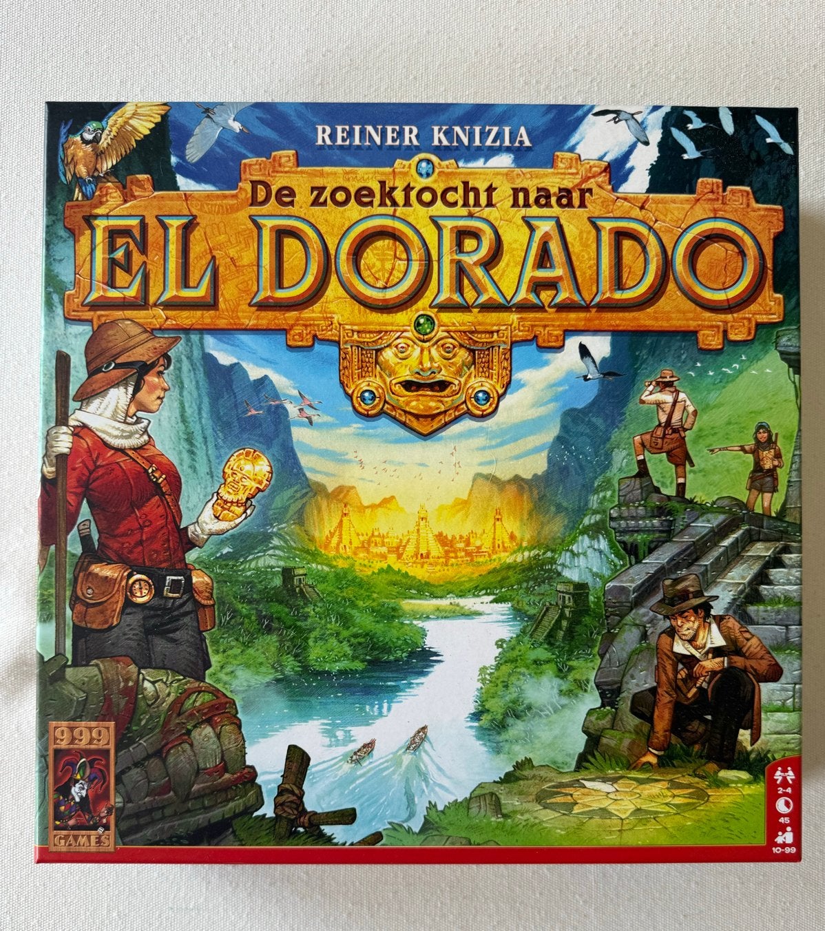 El Dorado bordspel - Zo goed als nieuw, Hobby en Vrije tijd, Gezelschapsspellen | Bordspellen, Drie of vier spelers, Ophalen, Zo goed als nieuw