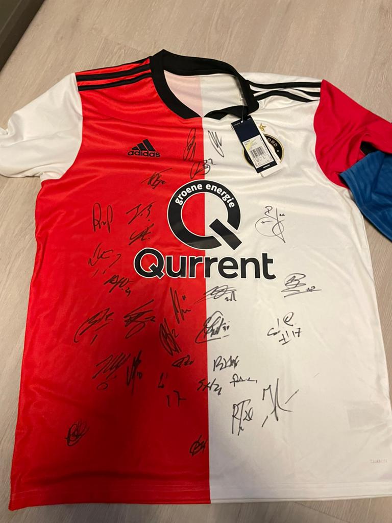 Feyenoord Thuisshirt 2018-2019 - Gesigneerd door het team, Ophalen of Verzenden, Nieuw, Feyenoord, Shirt