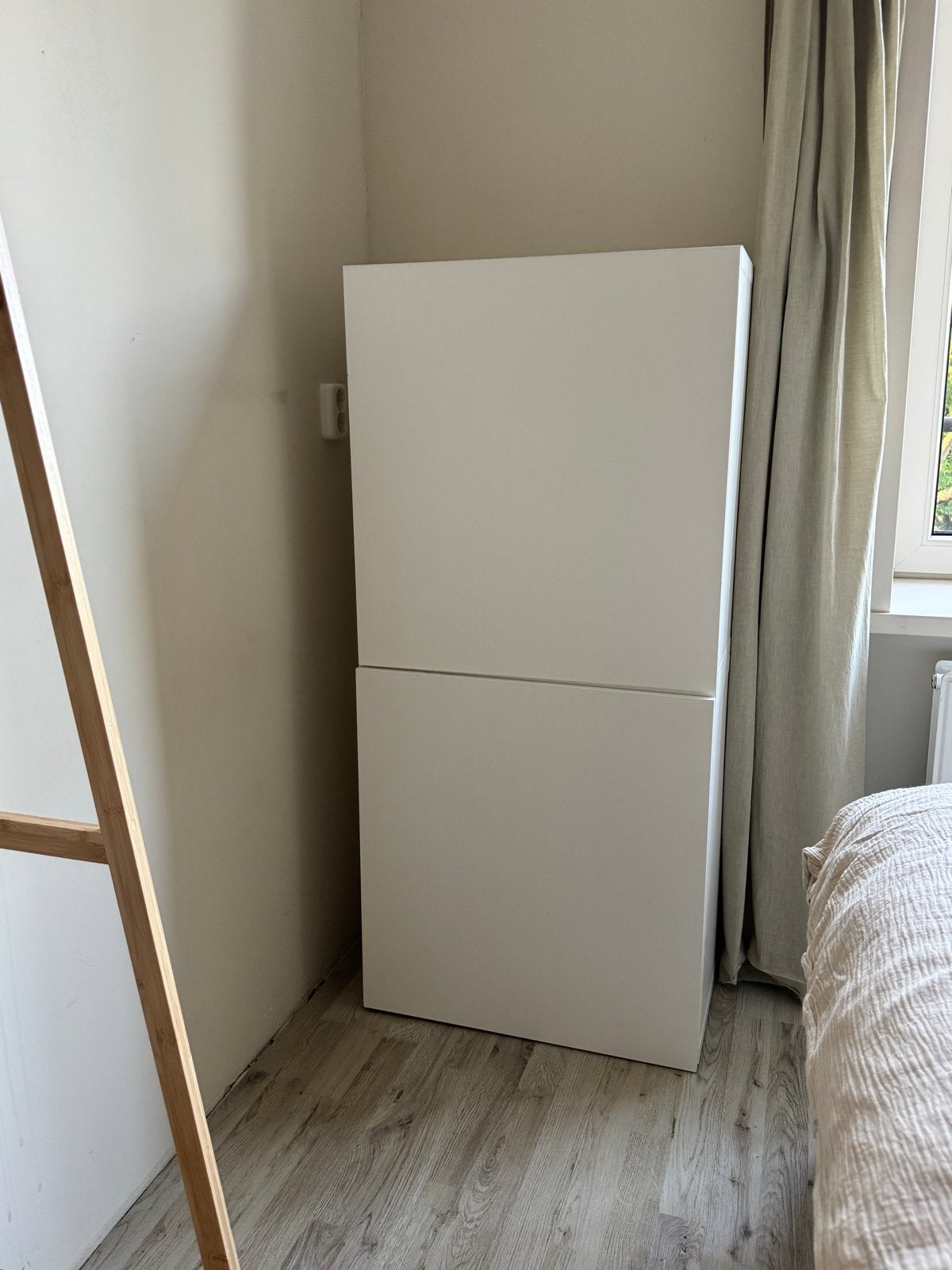 2 losse Ikea besta kasten wit met planken, Ophalen, Overige materialen, Gebruikt, 50 tot 100 cm