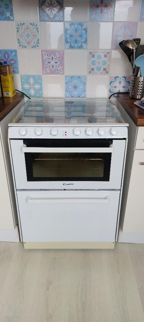 Candy TRIO gasfornuis, oven, vaatwasser., Ophalen, 60 cm of meer, 4 kookzones, Zo goed als nieuw