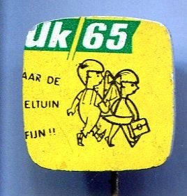 UK naar de speeltuin blik misdruk speldje ( L_097), Verzamelen, Ophalen of Verzenden, Zo goed als nieuw, Transport, Speldje of Pin