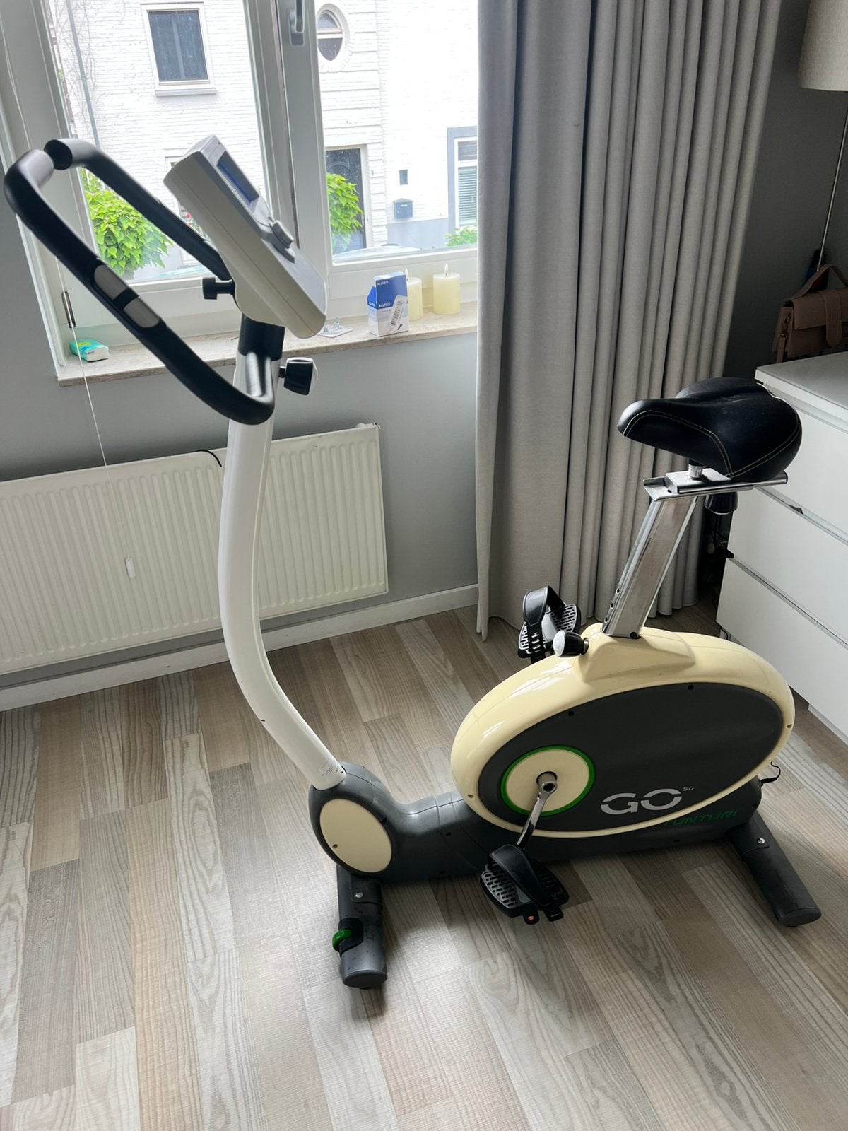 Tunturi GO bike 50 hometrainer, Sport en Fitness, Fitnessapparatuur, Ophalen, Overige materialen, Gebruikt, Benen