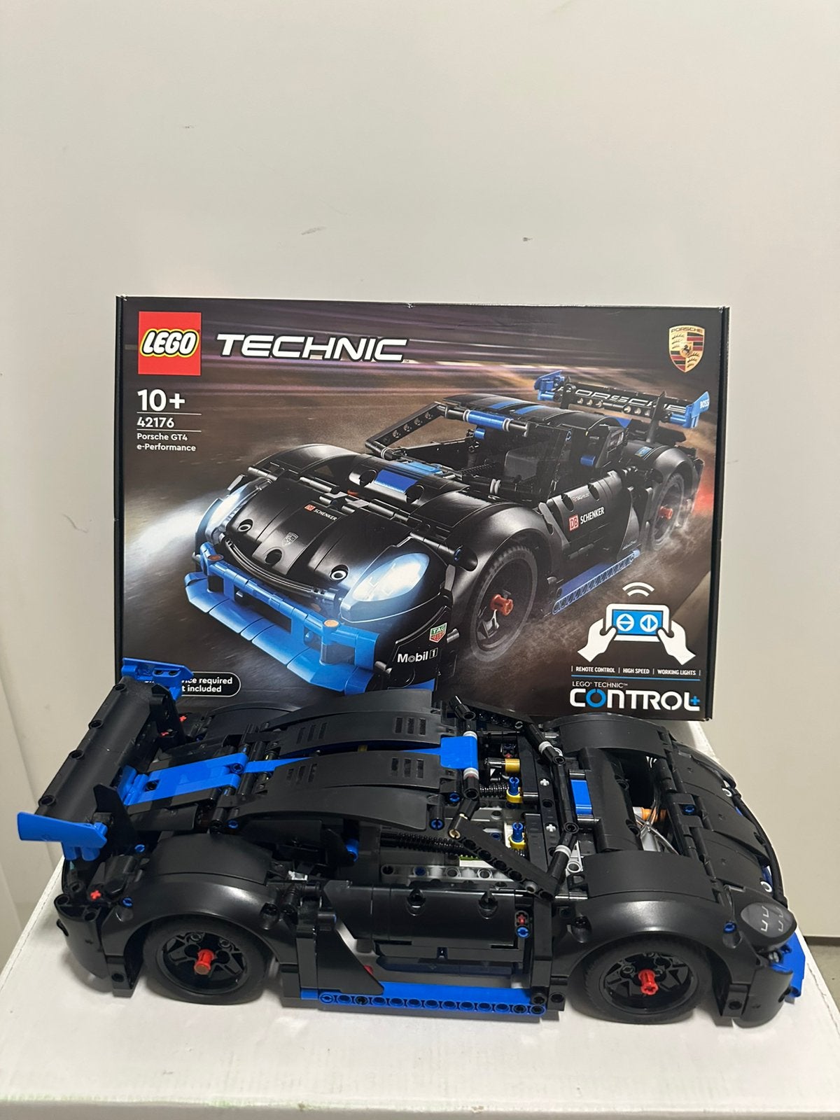 LEGO Technic Porsche GT4 e-Performance racewagen 42176, Ophalen, Zo goed als nieuw