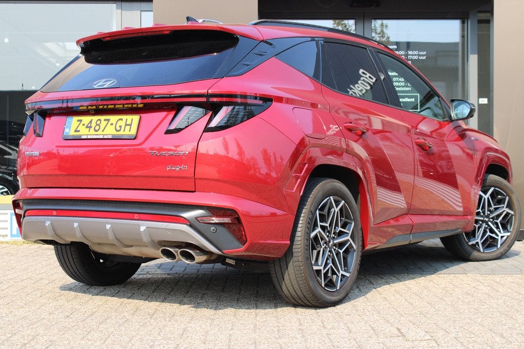 Hyundai TUCSON 1.6 T-GDI PHEV N Line 4WD 265pk, Auto's, Hyundai, Gebruikt, Euro 6, 4 cilinders, Origineel Nederlands