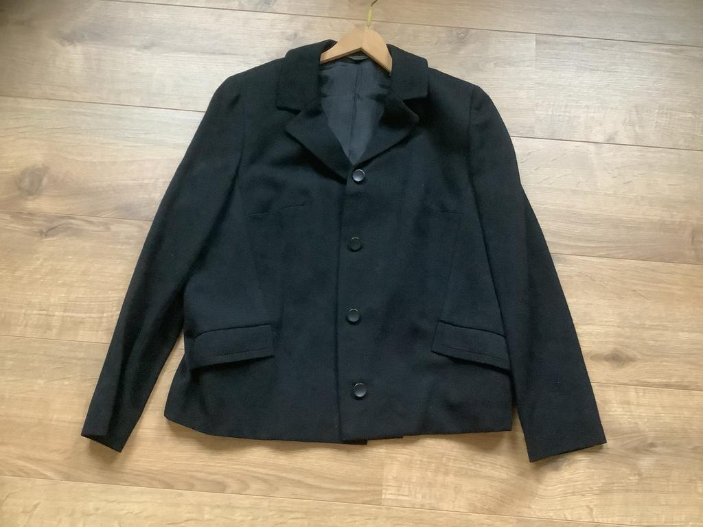 Zwarte gevoerde blazer - Maat M, Kleding | Dames, Maat 38/40 (M), Zwart, Ophalen of Verzenden, Zo goed als nieuw
