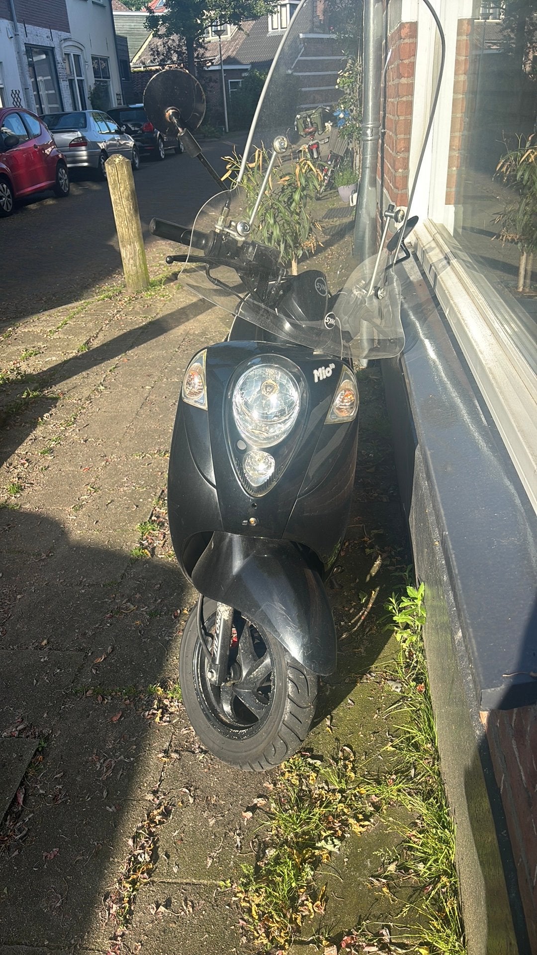 Sym mio 50cc blauw kenteken, Fietsen en Brommers, Scooters | SYM, Zo goed als nieuw, Benzine, 50 cc, Maximaal 25 km/u