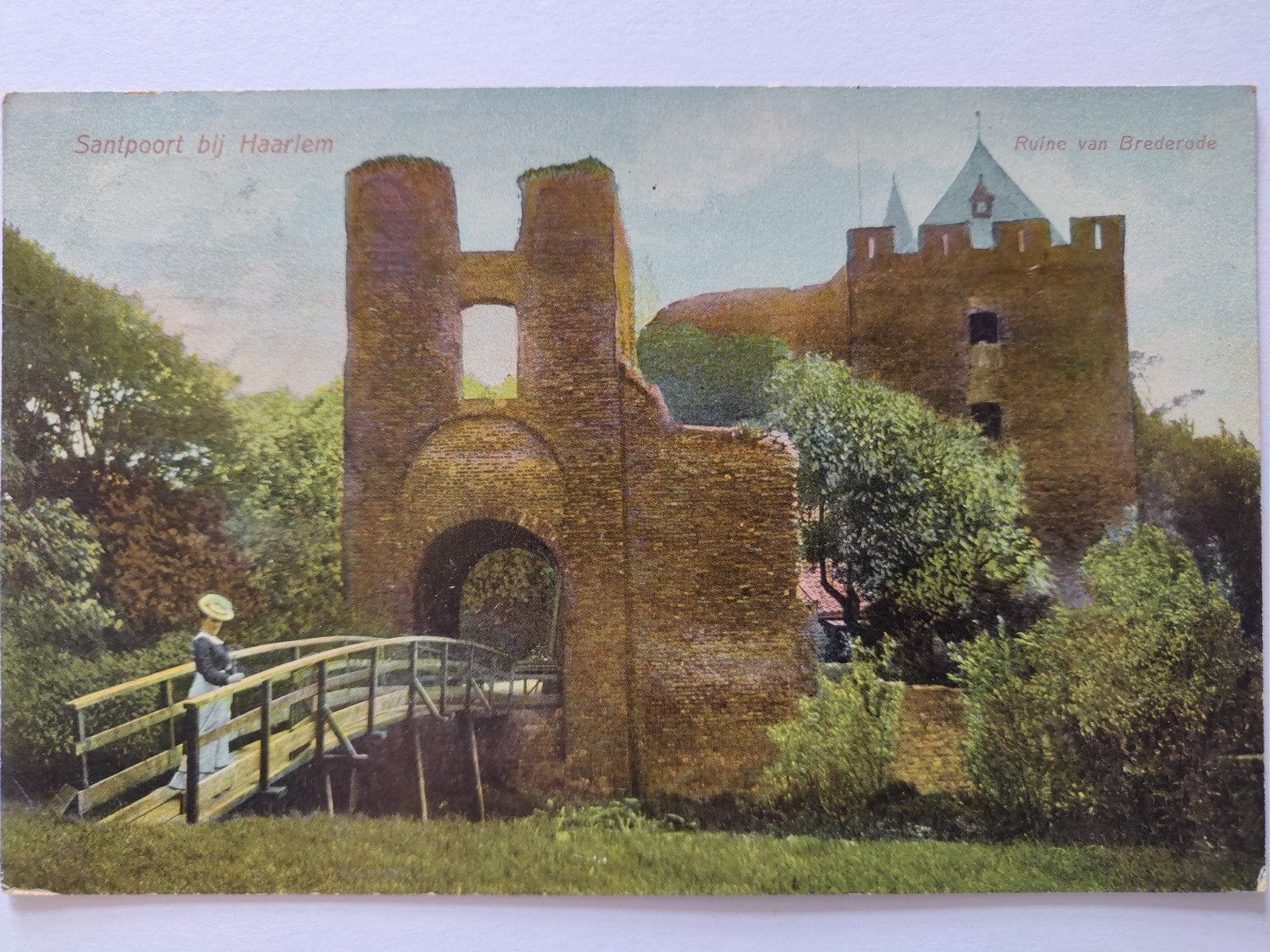 X2834 Santpoort 1911, Ophalen of Verzenden, Voor 1920, Noord-Holland