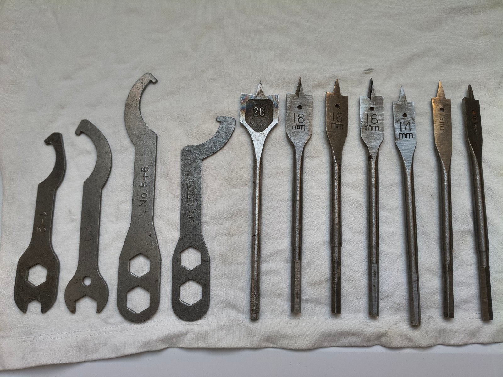 Set houtboren, Ophalen of Verzenden, Gebruikt