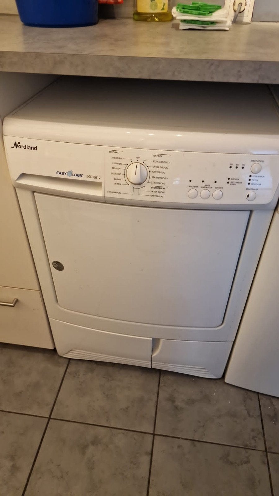 Nordland Easy Logic ECD 8612 Condensdroger, Ophalen