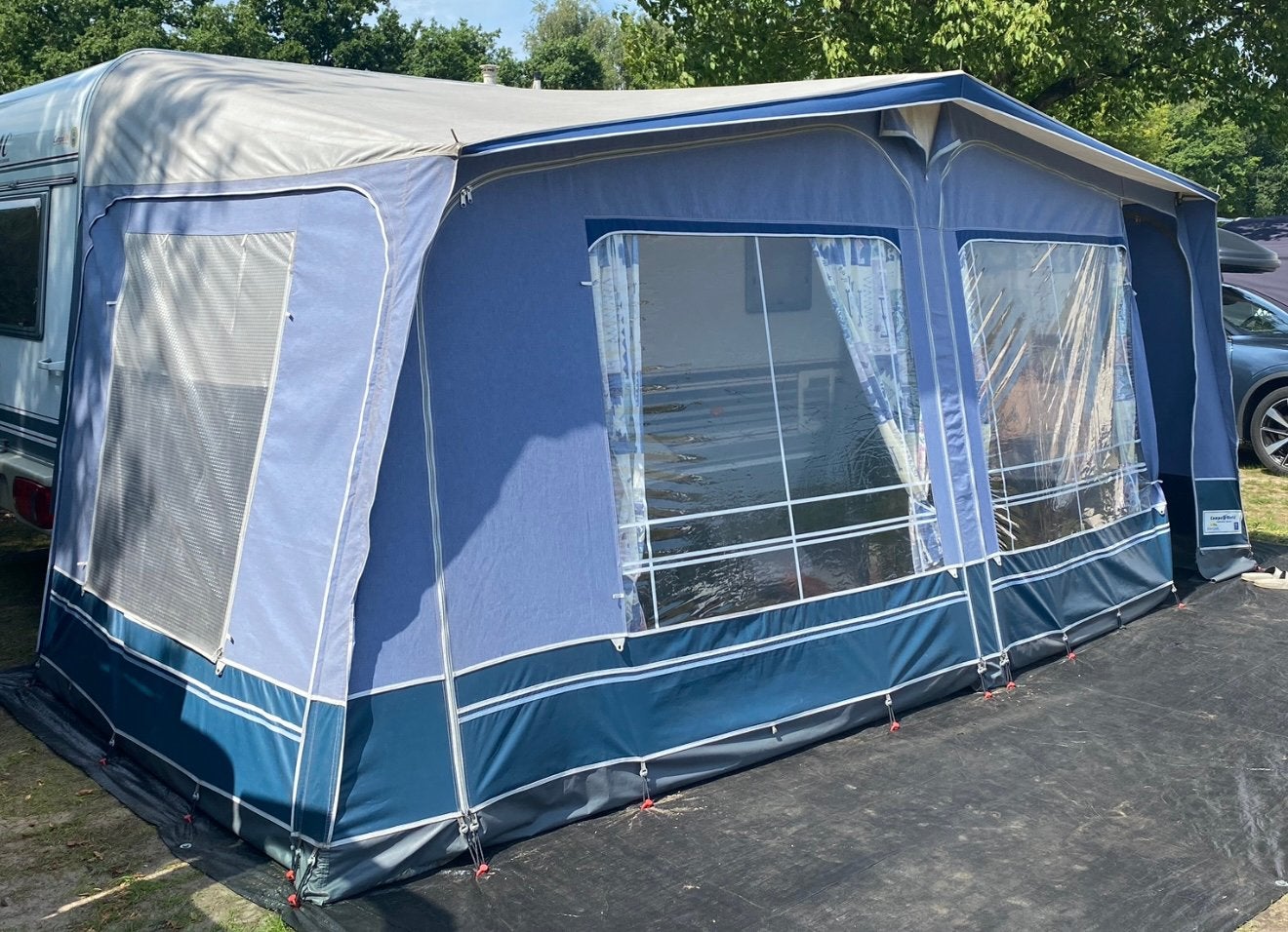 Voortent Gerjak. Indigo star 925, Ophalen, Gebruikt