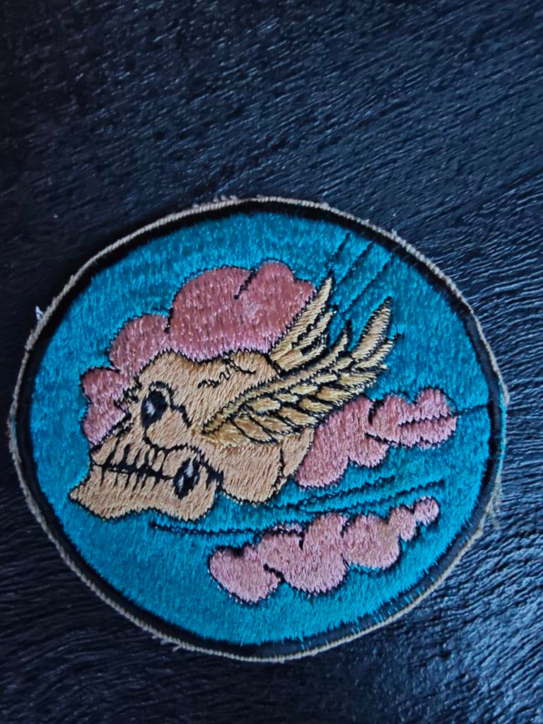 Patch WW2 85th Fighter Squadron.. jaren 80 remake, Ophalen of Verzenden, Luchtmacht, Amerika, Embleem of Badge