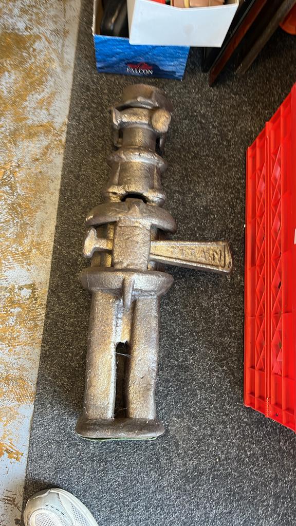 Vintage mijn krik, zware uitvoering, Ophalen of Verzenden