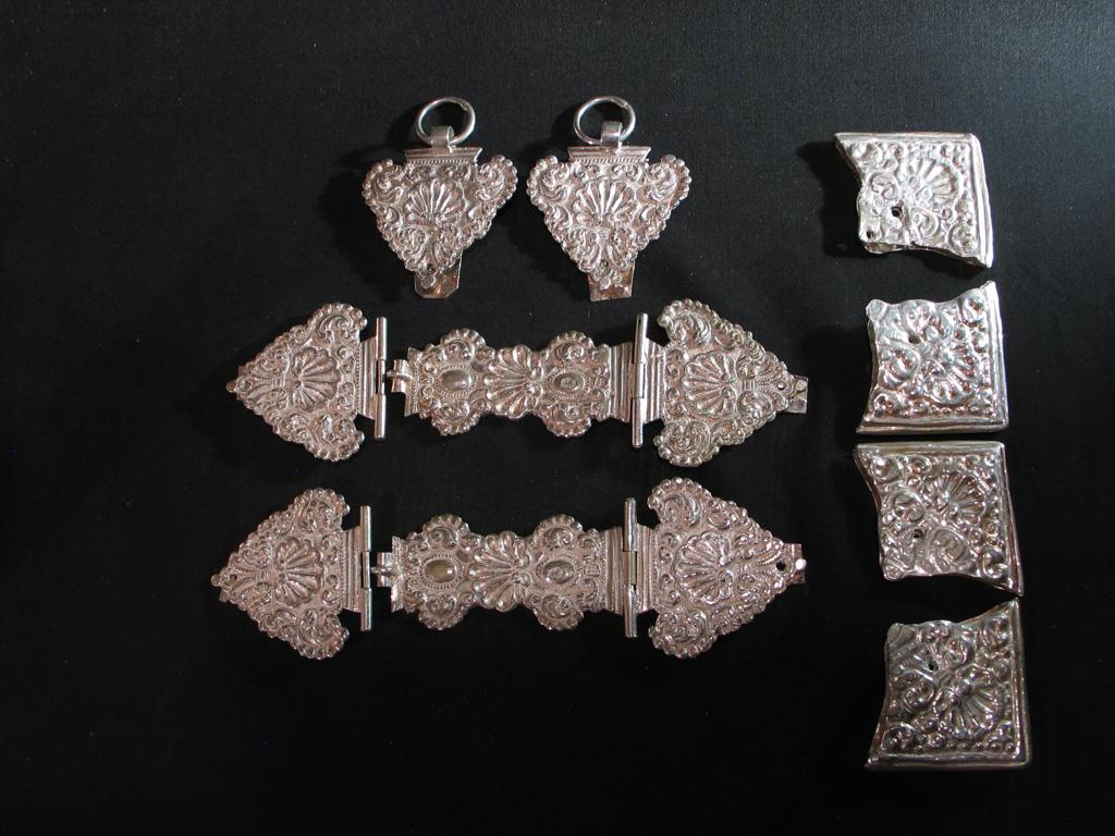 Bijbelbeslag antiek zilver Meppel A. Sweering 1875. 2174, Antiek en Kunst, Antiek | Goud en Zilver, Ophalen of Verzenden, Zilver