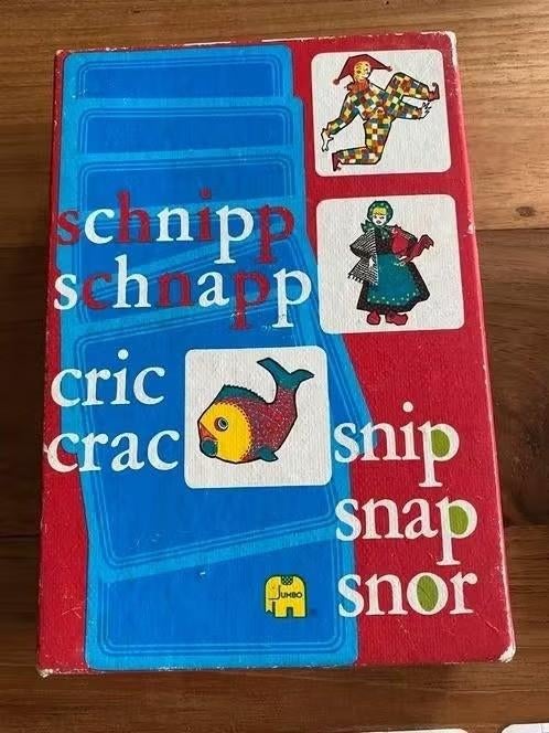 Spel : Snip, snap snor - Jumbo ( vintage), Verzamelen, Speelkaarten, Jokers en Kwartetten, Gebruikt, Kwartet(ten), Ophalen of Verzenden