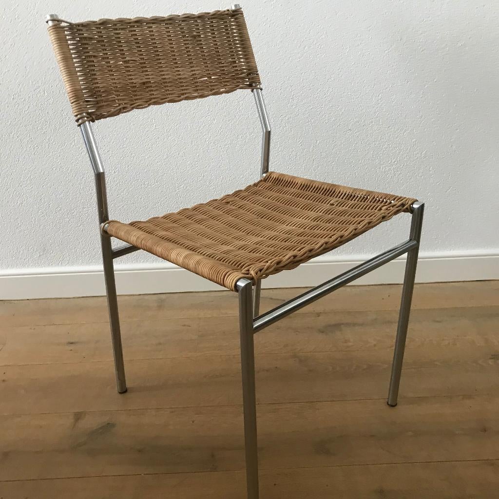 Spectrum SE05 SE 05 Martin Visser vintage stoel, Huis en Inrichting, Stoelen, Gebruikt, Bruin, Ophalen of Verzenden, Eén