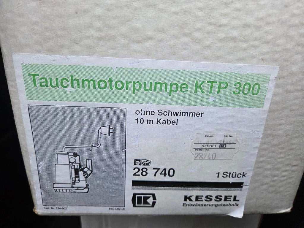 Vuilwaterpomp nieuw in doos, Tuin en Terras, Waterpompen, Ophalen, Nieuw, Dompelpomp