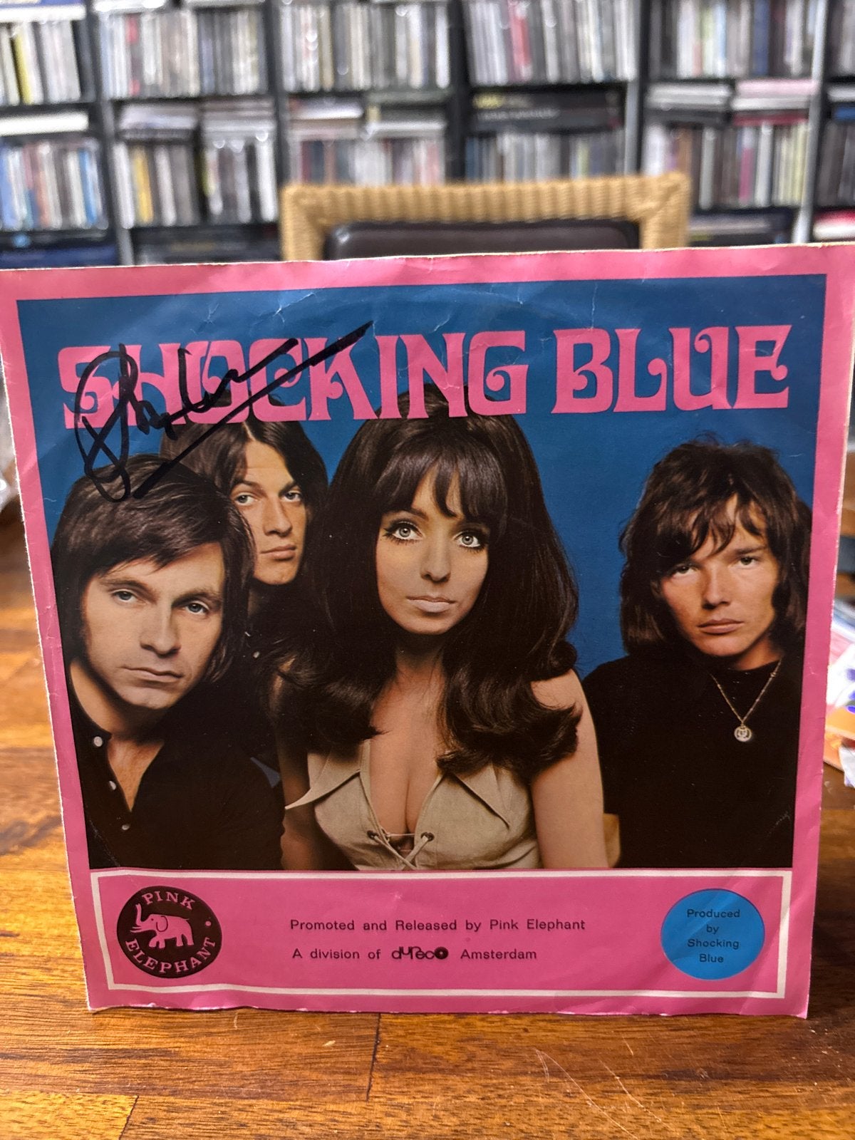 Shocking Blue - Mighty Joe (Gesigneerde 7 inch single), Gebruikt, Ophalen of Verzenden, Pop, EP
