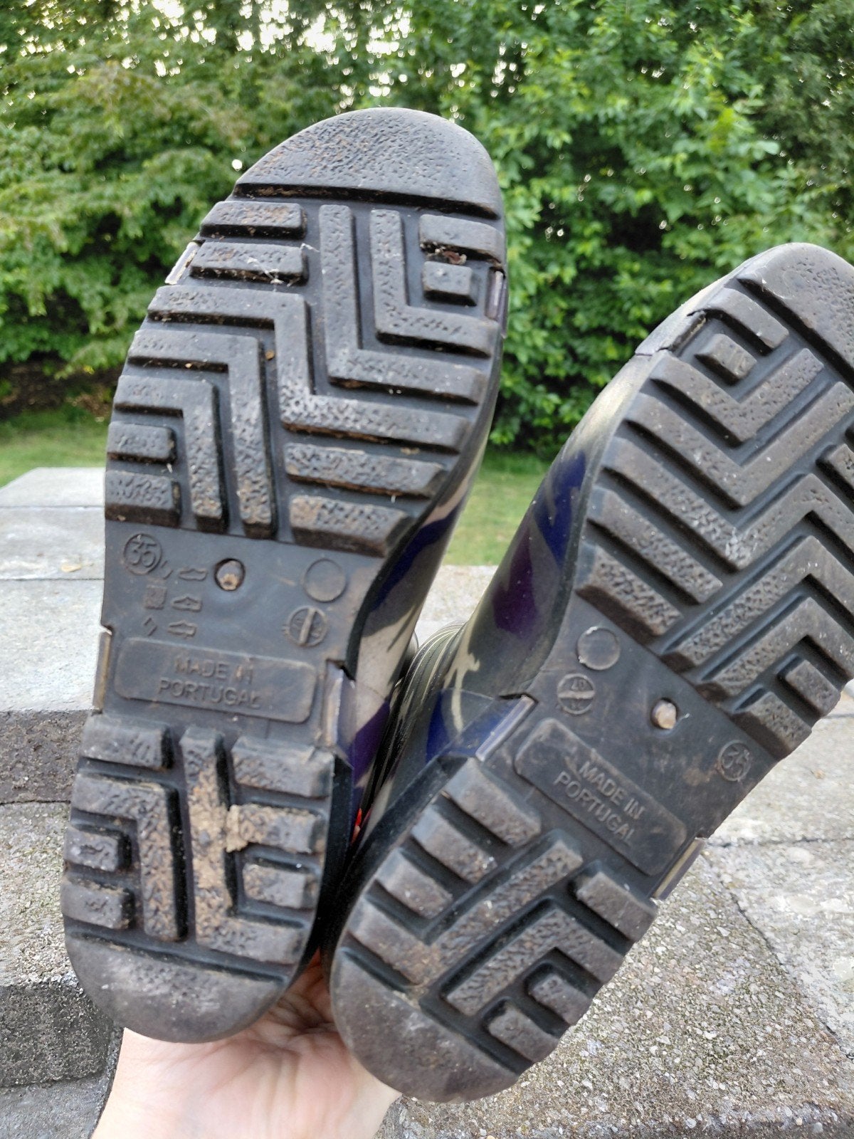 Dunlop camouflage regenlaarzen - Maat 35, Ophalen of Verzenden