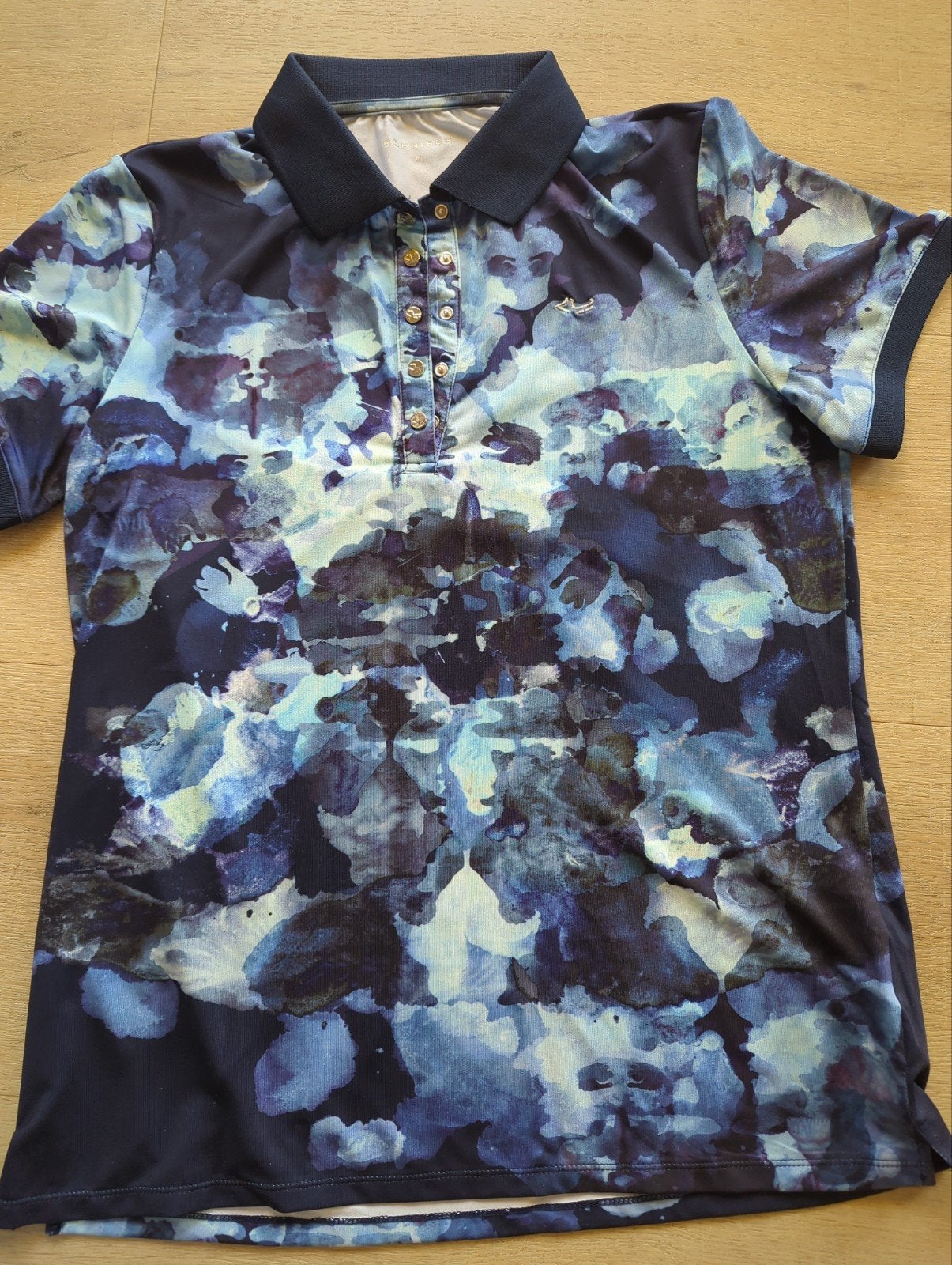 Dames Golf shirt vh merk Rohnisch in maat M/38., Kleding | Dames, Ophalen of Verzenden, Zo goed als nieuw, Maat 38/40 (M), Blauw