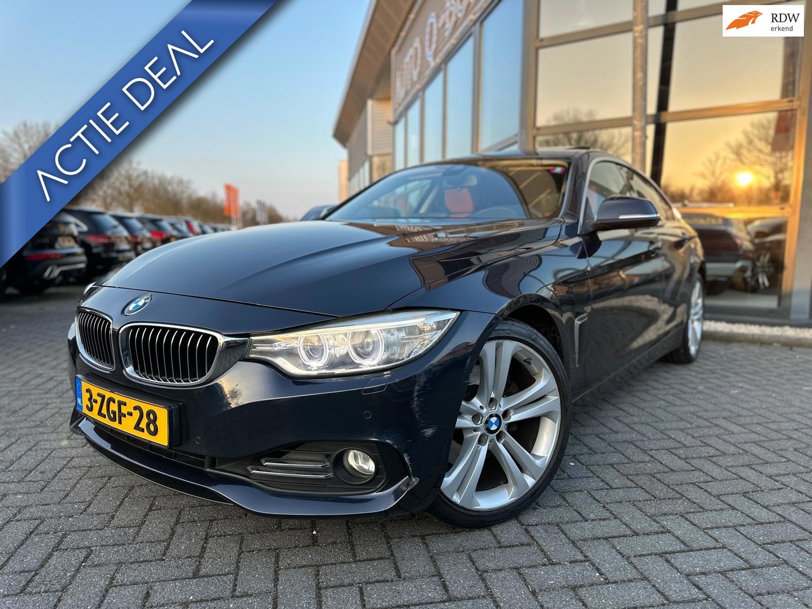 BMW 4-serie Gran Coupé 428i High Executive | Stoelverwarmin, Auto's, Automaat, 745 kg, Achterwielaandrijving, Gebruikt