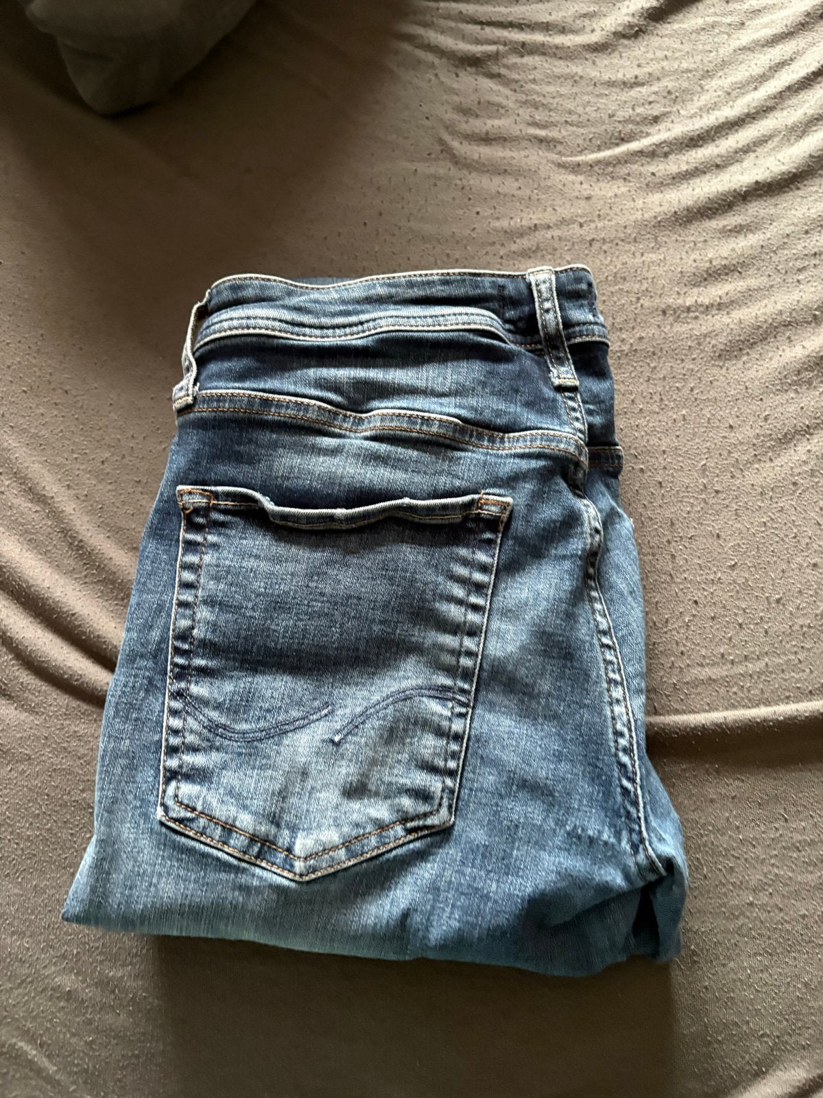 Jack & Jones Skinny Fit Jeans W32, Ophalen of Verzenden, Gedragen, Blauw, W32 (confectie 46) of kleiner