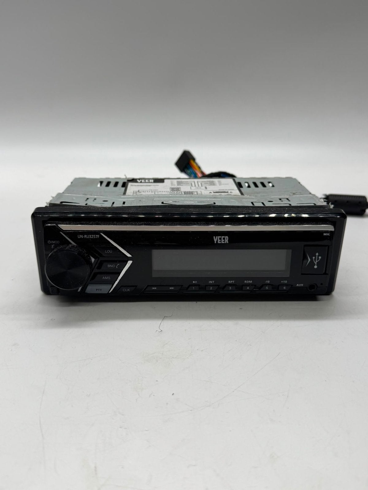 YEER UN-RU3257F 1 DIN Autoradio USB Bluetooth AUX, Ophalen of Verzenden, Gebruikt