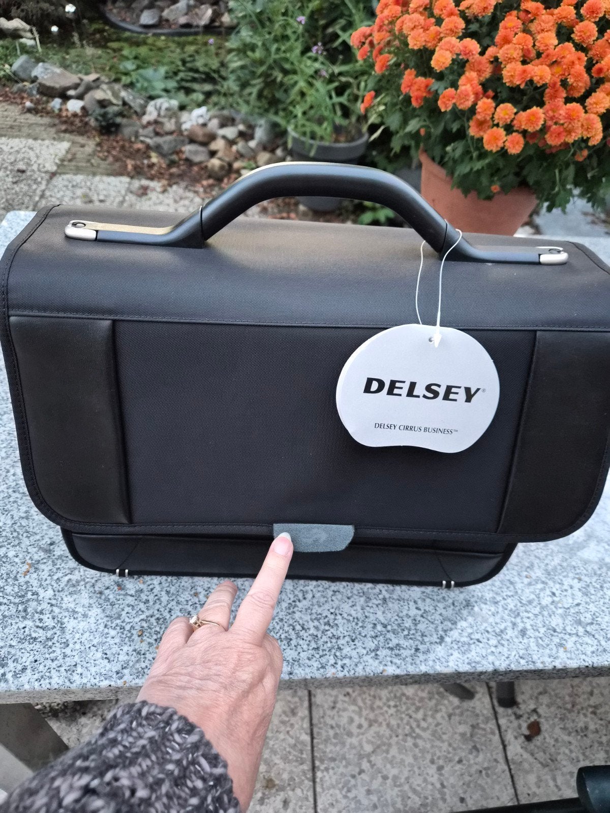 Nieuwe Delsey Zwarte Business/Laptoptas met Cijferslot, Ophalen of Verzenden