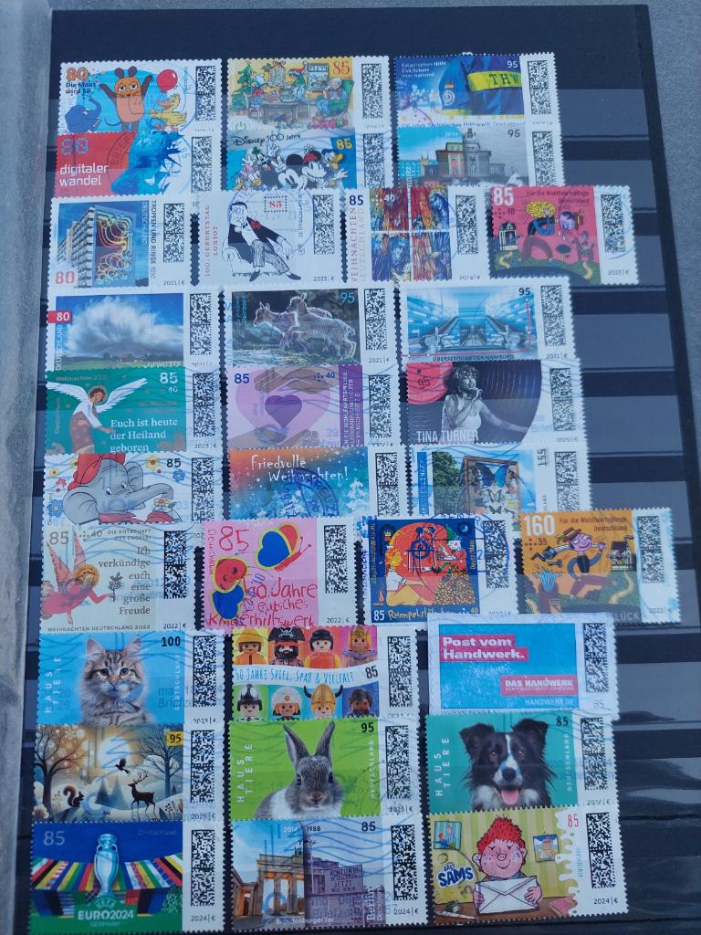 Duitsland modern gestempeld met 2025 zegels, Ophalen of Verzenden, 1990 tot heden, Gestempeld